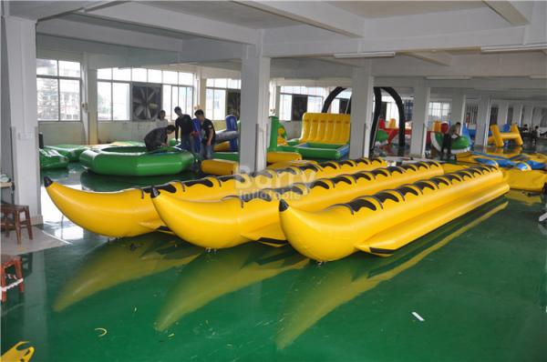 Quality Heavy Duty Commercial 8 Person or Customzied PVC Tarpaulin Inflatable Banana Boat Tube for sale