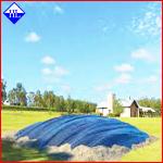 Biodegradable Heavy Duty Non Woven Weed Control Fabric PP Black / White Color