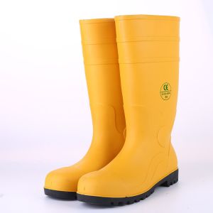 Piercing Resistant Waterproof Rain Boot PVC Customizable ISO Certificate