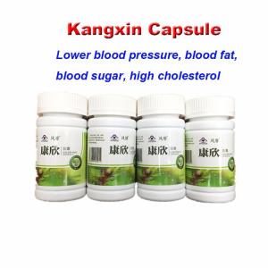 China KangXin reduce lower high blood pressure product hypertension blood vessel clean capsule 100% herbs on sale