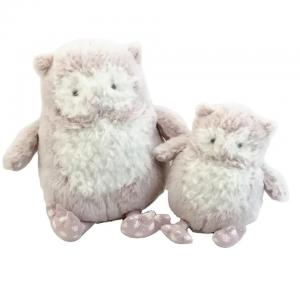  ODM OEM Infant Plush Animal Toy Anti MIte Organic Cotton Baby Stuffed Lovely Owl Toy Manufactures
