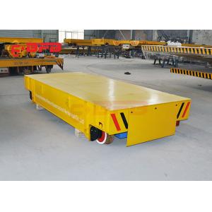 Buy cheap Wireless Motorized Automated Guided Carts Material Handling Rail Flatbed Trolley from wholesalers