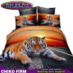 100% Cotton Queen Size 3D High Digital Wolf Printing Bedding Sets