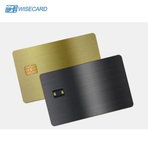  Wisecard WCT Smart Credit Card Metallic NFC Cards For Digital Signature Authentication Manufactures