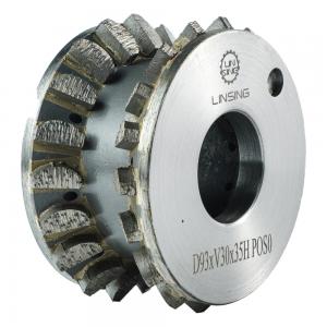 China Customized Metal Bond Diamond CNC Grinding Wheel for Stone Profiling Diameter Acceptable on sale