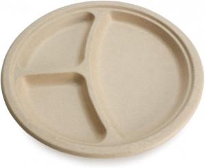  Biodegradable Disposable Paper Plate , Greaseproof Paper Lunch Trays Manufactures