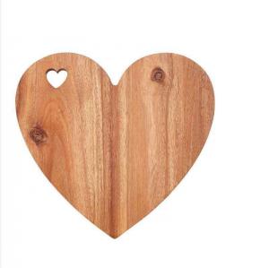  Custom Heart Shaped 1.5cm Thick Bamboo Cutting Board For Serving Charcuterie Manufactures