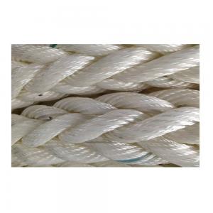  White Nylon Floating Mooring Line , Large Ships Mooring Ropes With Marker Yarn Manufactures