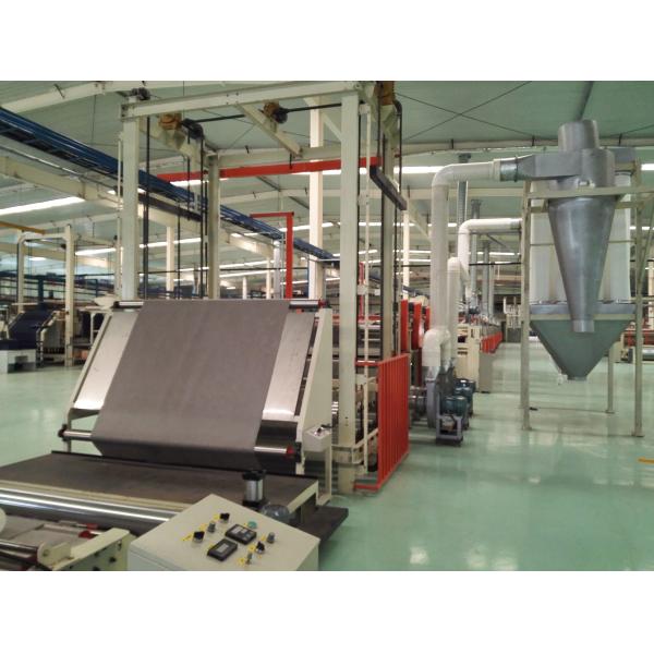 Conveyor Chain Carpet Backing Machine Asphalting And Subsequent Drying