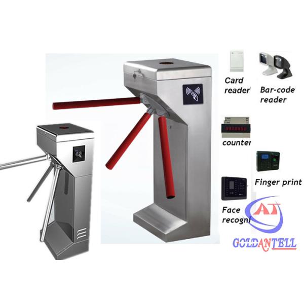Waist Height Automatic Rotate Tripod Turnstile Gate In Supermarket Access