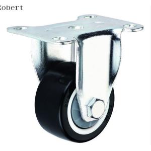  Durable Trolley Polyurethane Roller Wheels , Spring Loaded Casters For Machines Manufactures