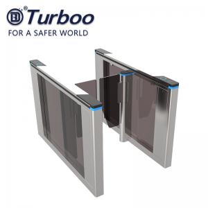  RFID Access Controller Swing Electronic Turnstile Gates With Anti - Pinch Function Manufactures