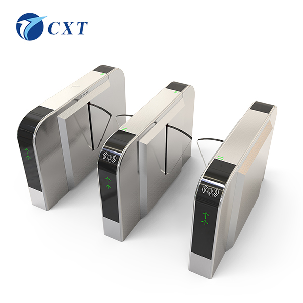 Face Recognition Swing Flap Barrier Standard Anti Collision For Library 160A