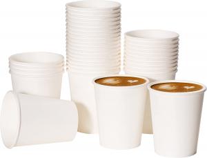  OEM Single Wall Paper Coffee Cup Disposable With Embossing UV Coating Printing Manufactures
