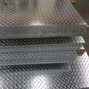  ASTM JIS Cold Rolled GI Chequered Plate 10mm Thick 80 / 120 / 180 / 275g Manufactures