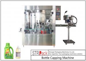  Capacity 4000-8000b/H Cap Closing Machine , Touch Screen Control Pneumatic Capping Machine Manufactures