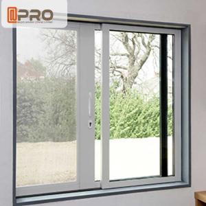  Waterproof Anodised Aluminium Sliding Windows With Single Tempered Glass Manufactures