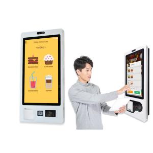 China Ticket Printing Self Service Kiosk with Custom Color and High-Resolution 1920*1080 FHD on sale