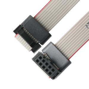 China IDC FC-10Pin 2.54mm Pitch UL2651 28AWG*10P Idc Flat Ribbon Cable 1.27mm Pitch 10 Pin For Electronic OEM/ODM on sale
