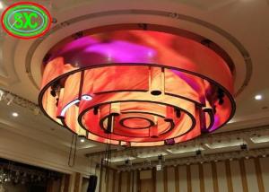  P6 Led Flashing Curve Indoor Full Color LED Display, 27777 Dots Per Square Meter Novar System Manufactures