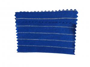  Antistatic Cotton Knitted Fabric ESD Safe Materials 26S/1 Yarn Count ESD T Shirt Fabric Manufactures