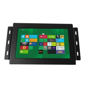 7" HD Open Frame LCD Monitor Displays 300 Cd/M² With HDMI Input , Black / Silver