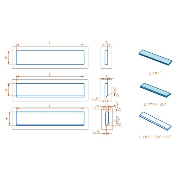 Long Service Life Circle Square Carbide Blanks Better Overall Woodworking Machining Performance