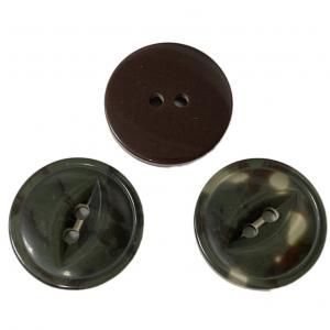  4 Hole Fancy Plastic Buttons 3 Layers Fish Eye Buttons  In Use For Coat Sweater Manufactures