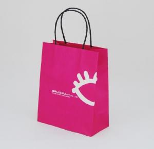 China Exquisite Handle Paper Shopping Bag / Gift Paper Bag With Custom Logo Printed on sale
