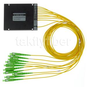 China 8CH ABS Box Module 1470nm 1610nm Single Fiber Passive CWDM Mux LC Connectors on sale