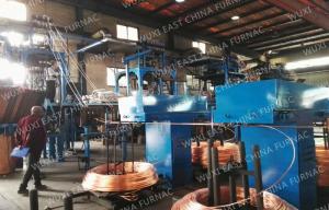 China Annnual 5000MT D8-15mm Copper Rod Upcasting Process Oxygen Free Continuous Casting Machine on sale
