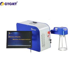China CYCJET 30W Handheld Laser Coding And Marking Machine For Tire Logo QR Code Printing on sale