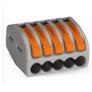  Push-wire Lighting Connectors for Flexible Conductors 5 poles easy access to installment and high security Manufactures