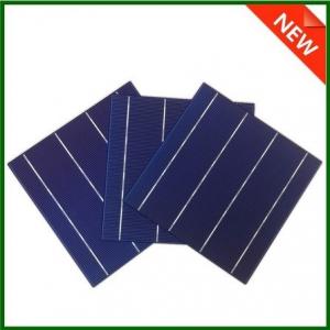 156*156mm poly solar cells with 3BB / 4BB, A grade 3BB / 4BB multi-crystalline solar cells for sale