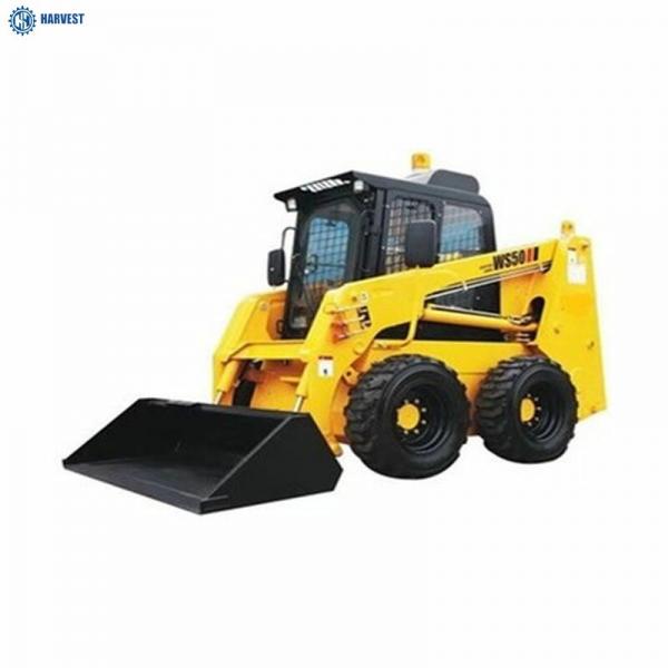 Quality 0.4m3 Bucket 2700*1469*2007mm 0.8 Ton Hydraulic Skid Steer Loader for sale