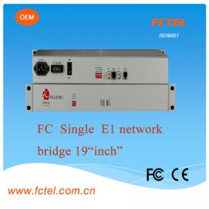  Mini、19 inch 1U，Single e1 eth bridge Protocol Media Converter Manufactures
