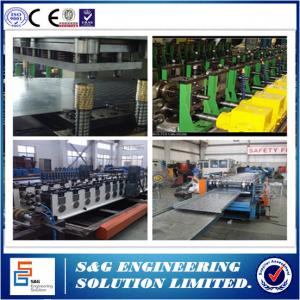 34.5kw Capacity Cnc Roll Forming Machine , Automatic Decoiler Cable Tray Punching Machine
