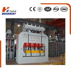 Automatic Floor Laminate Hot Press Machine For Pressing V Groove , Grasping Grain
