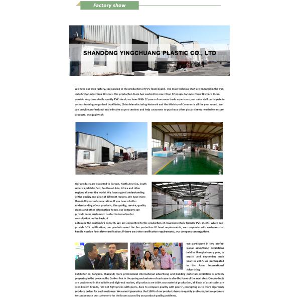 Widely used pvc celuka foam board expanded pvc foam board