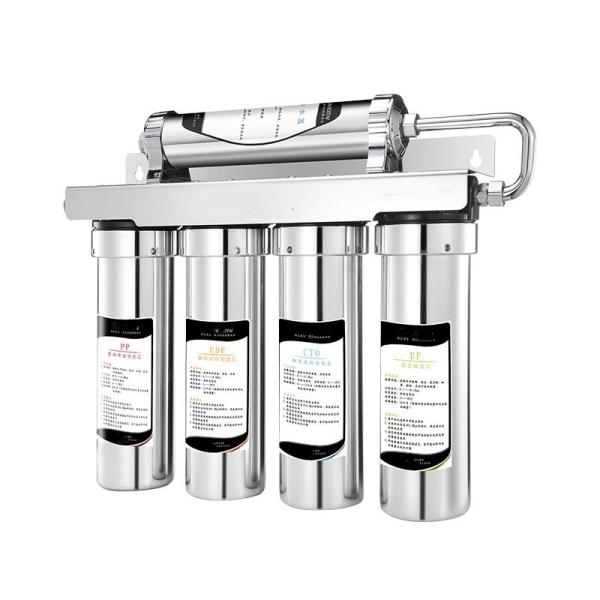 App-Controlled 304 Stainless 5 Stage PP CTO RFC UF T33 Stainless Steel Water Purifier