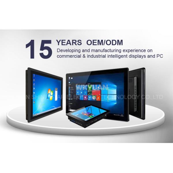 Aluminum Alloy Frame 15 Inch Embedded Industrial Tablet PC With Resistive Touch Screen