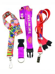  Sublimated Logo Printed Lanyards With Custom Full Color Personalized Print Manufactures