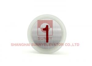 China Hole Size R27mm Elevator Push Button Commercial elevators for Elevator Spare Parts on sale