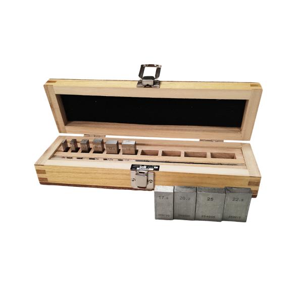 Rectangular Gauge Block Set 10Pcs Grade 1 For Laboratory Inspection And