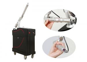 China Tattoo Removal Picosecond Q Switched Laser Machine 532nm 1064nm Black Color on sale