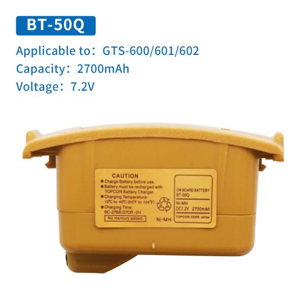 TOPCON Total Station Rc-3/GMS-2/GPSFC-100 DL501/DL502 Series Battery BT-L3/BT-31QB/BT-50Q