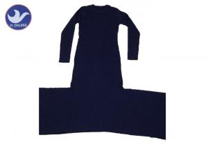  Full Rib Women Knitted Dress Stylish 2 Side Panel Set In Crew Neck Long Sleeves Manufactures