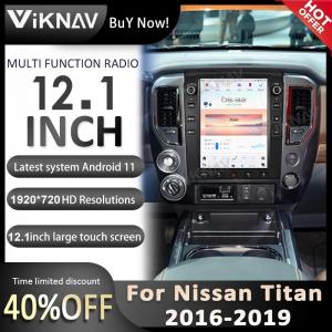 China 12.1Inch Touch Screen Head Unit For 2016--2019 Nissan Titan GPS Navigation Multimedia Player Android Wireless Carplay on sale
