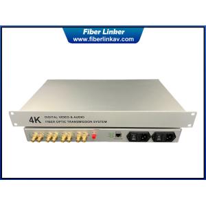 Buy cheap Broadcast 4K resolution 12G-SDI Fiber Converter with Gigabit Ethernet over CWDM from wholesalers