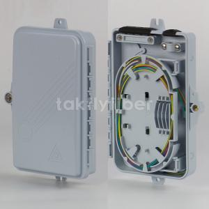 China 4 Port IP65 Fiber Optic Termination Box Wall Mount With SC Pigtail PLC Splitter on sale